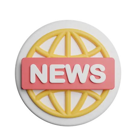 Live News 3D Icon