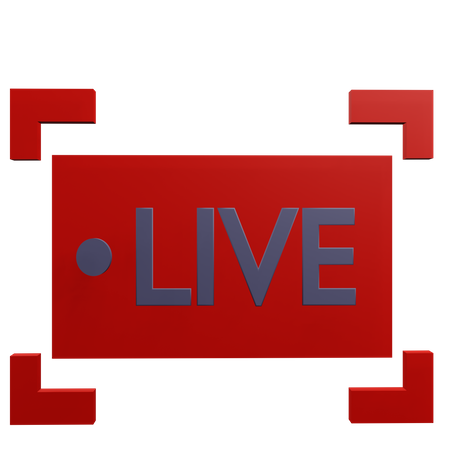 Live Now  3D Icon