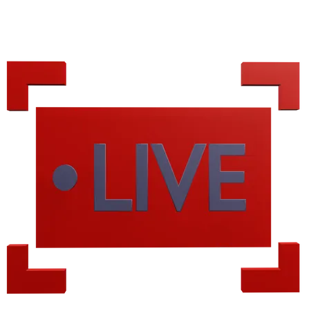 Live Now  3D Icon