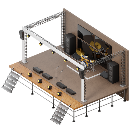 Live Performance  3D Icon