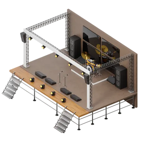 Live Performance  3D Icon