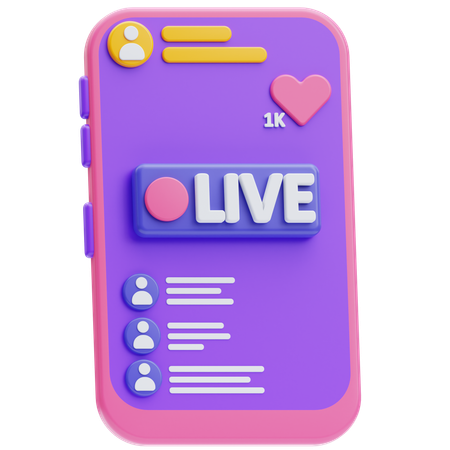 Live promotion  3D Icon