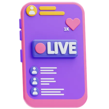 Live promotion  3D Icon