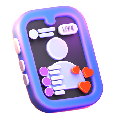 라이브 프로모션  3D Icon