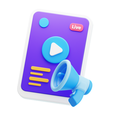 Live Promotion  3D Icon