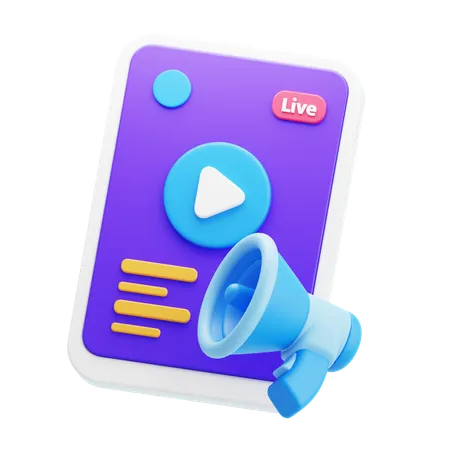 Live Promotion  3D Icon