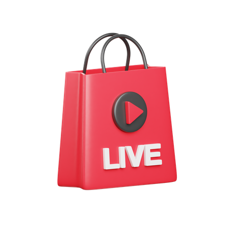 Live Shopping  3D Icon