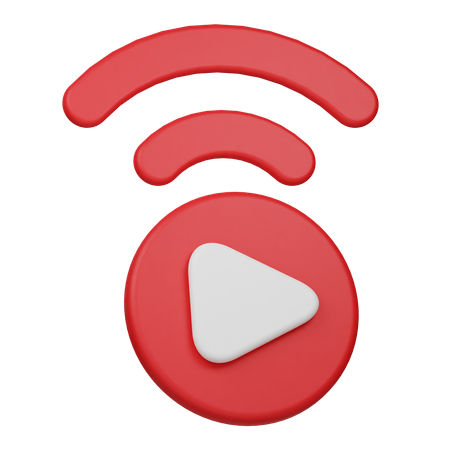 Live Signal  3D Icon