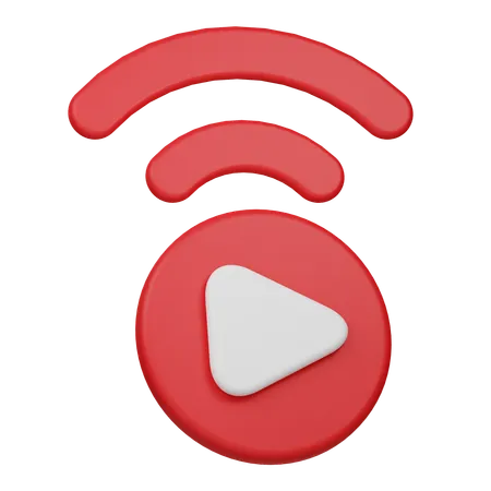 Live Signal  3D Icon