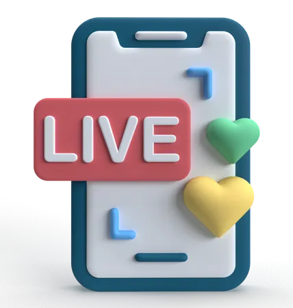 Liveübertragung  3D Icon
