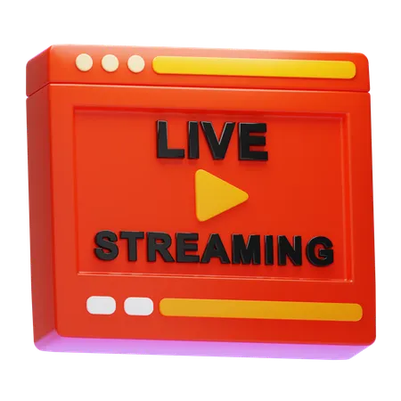 Liveübertragung  3D Icon