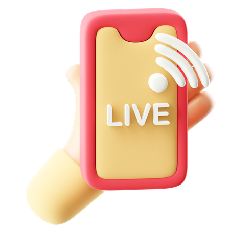 Liveübertragung  3D Icon