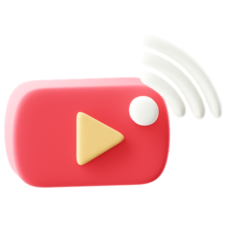 Liveübertragung  3D Icon