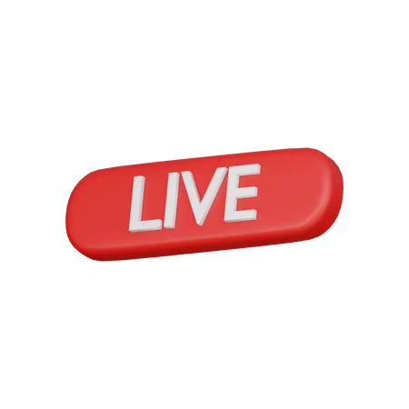 Live Streaming Logo 15 3 D Icon 3D Icon