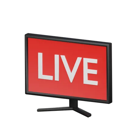 Live Streaming Logo 05 3 D Icon 3D Icon