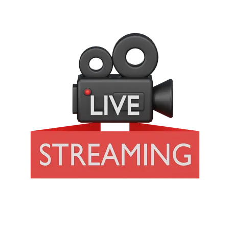 Live Streaming Logo 09 3 D Icon 3D Icon