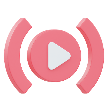 Live-Streaming  3D Icon