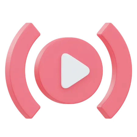 Live-Streaming  3D Icon