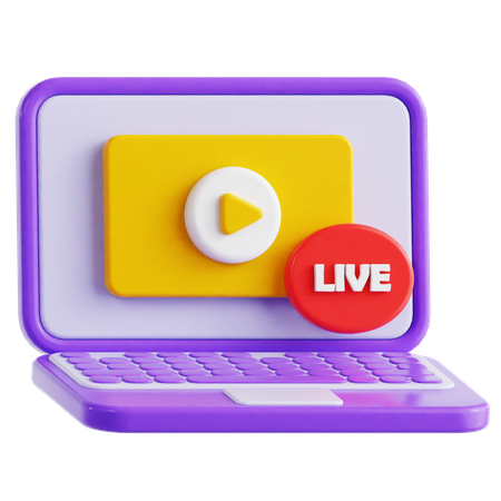 Live-Streaming  3D Icon