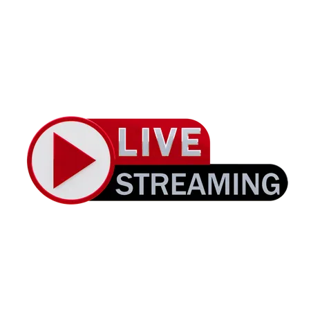 Live streaming  3D Icon