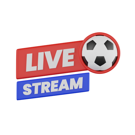 Live Streaming  3D Icon