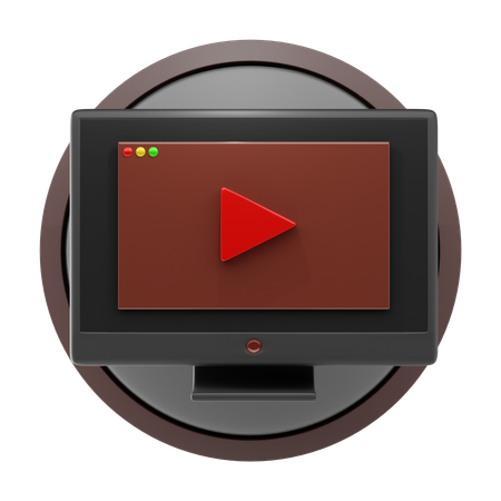 Live Streaming  3D Icon