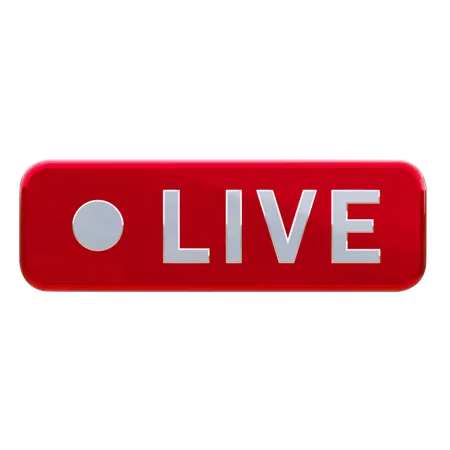 Live streaming  3D Icon