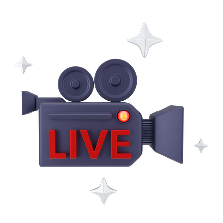 Live-Streaming  3D Icon