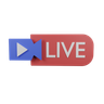 live tv 3d logo