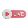 3d live streaming logo