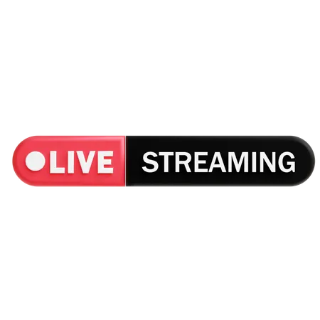 Live Streaming 3D Icon