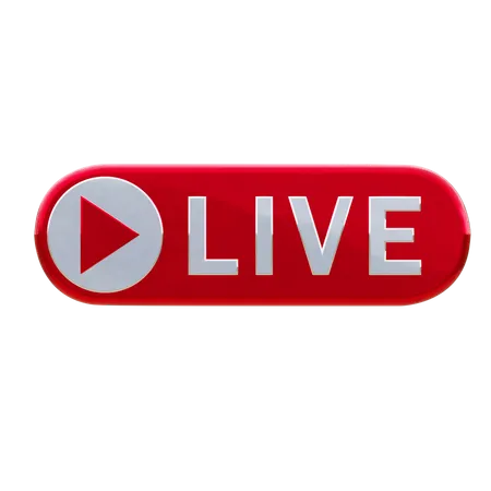 Live streaming  3D Icon