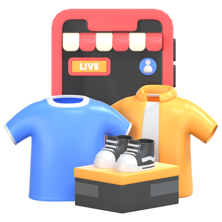 Live Streaming On Mobile  3D Icon