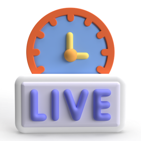 Live Time  3D Icon