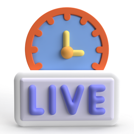 Live Time  3D Icon