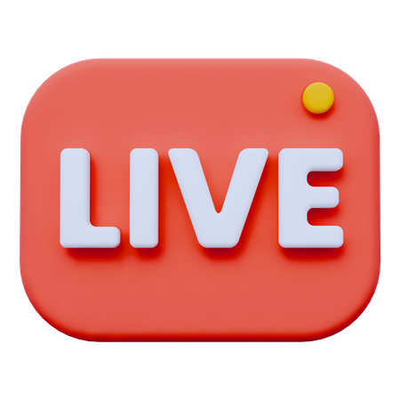 Live Video  3D Icon