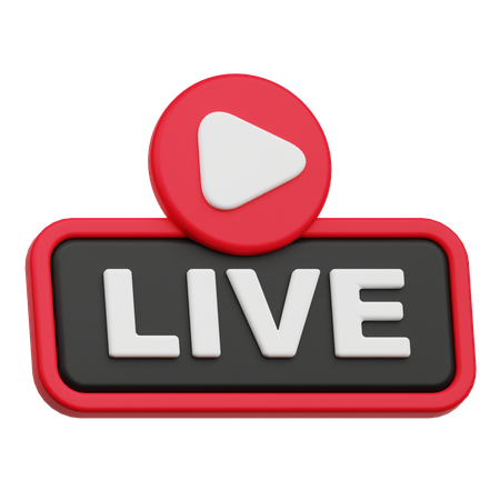 Live Video  3D Icon