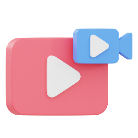 Live Video  3D Icon