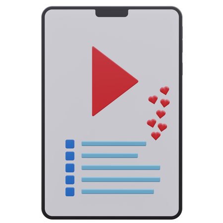 Live Video  3D Icon