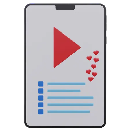 Live Video  3D Icon