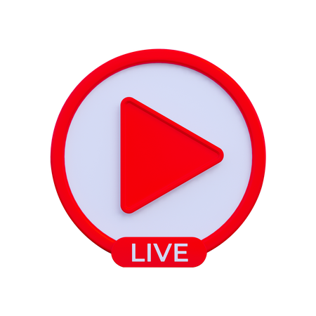 Live Video 3D Icon