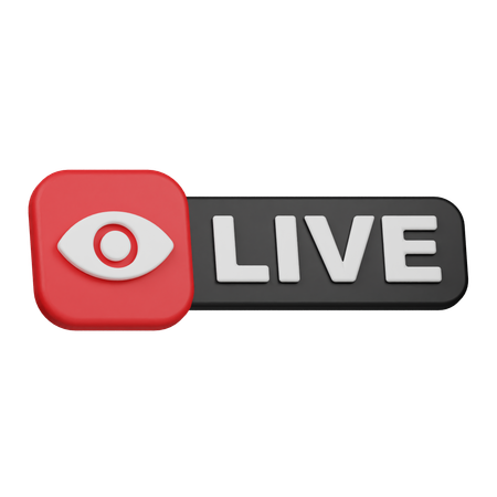 Live-Zuschauer  3D Icon