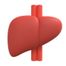 human liver emoji 3d