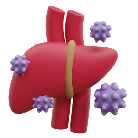 Liver CancerChemoteraphy 3D Icon  3D Icon