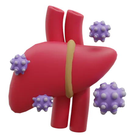 Liver CancerChemoteraphy 3D Icon  3D Icon