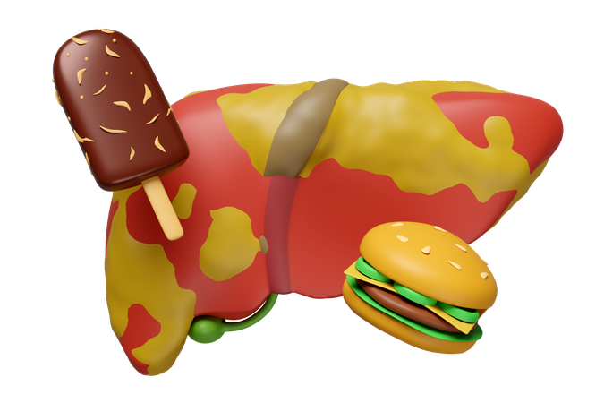 Liver Disease  3D Icon