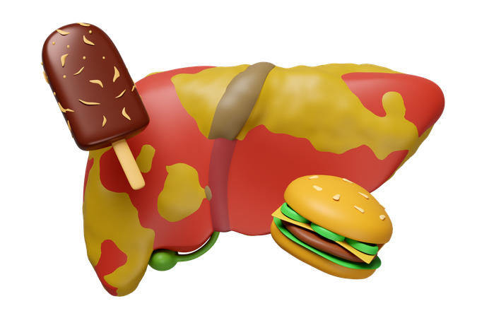 Liver Disease  3D Icon