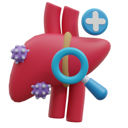 Liver Function Test  3D Icon