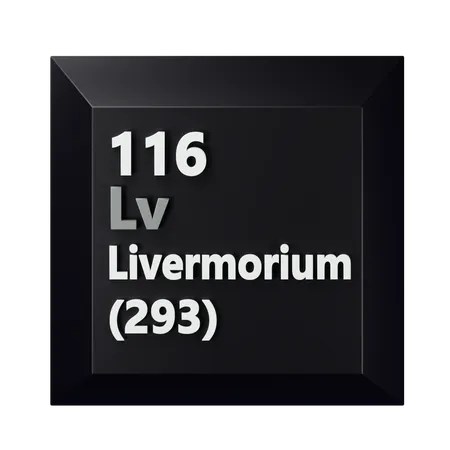 Livermorium  3D Icon