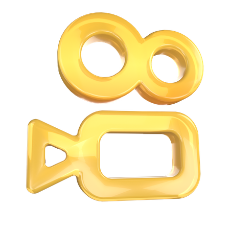 Livestream-Symbol  3D Icon